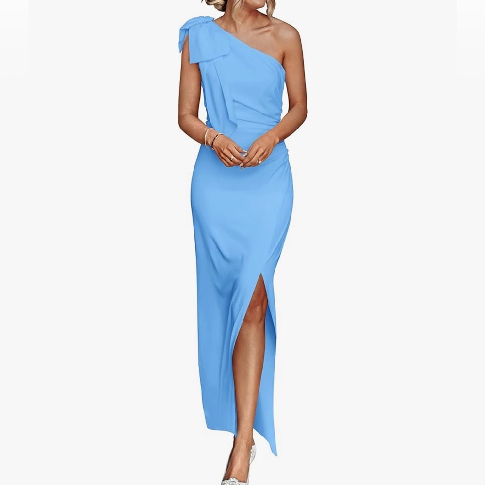 COPY - PRETTYGARDEN Women's Summer One Shoulder Long Formal Dress
